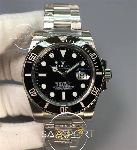 arf factory rolex ref.116610 submariner black in 904l steel refview|Rolex 116610ln reviews.